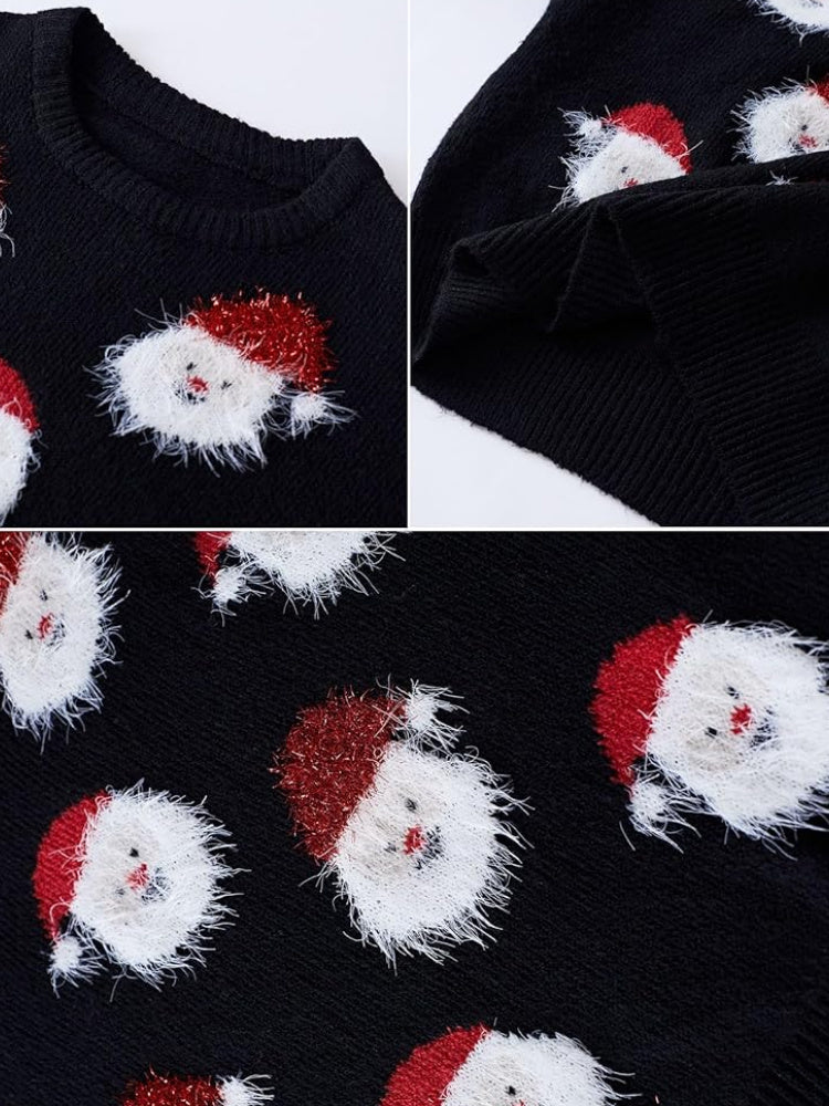 Santa Sweater - Black