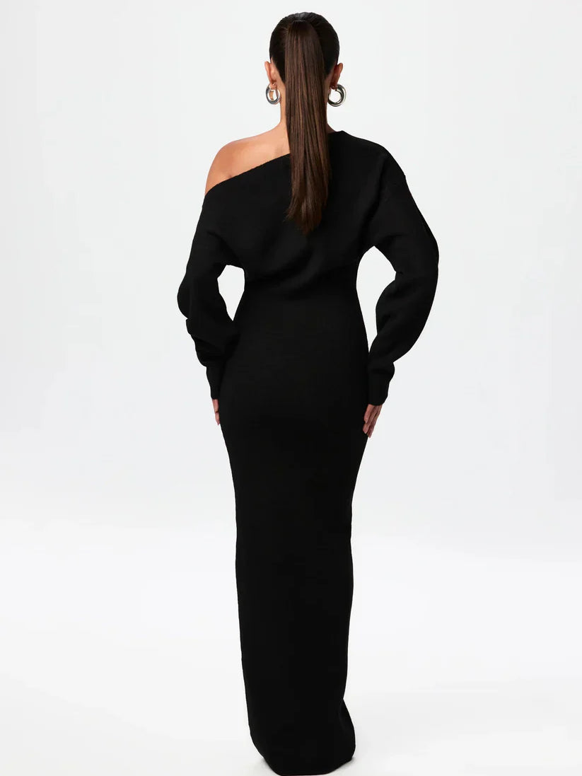 Off-Shoulder Maxi Dress