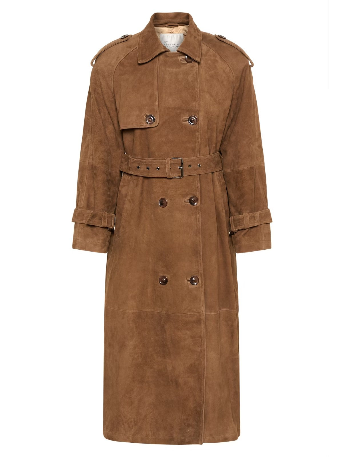Suede Trench Coat