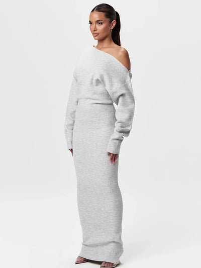 Off-Shoulder Maxi Dress
