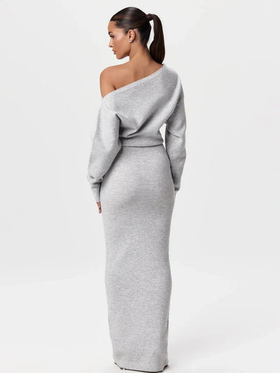 Off-Shoulder Maxi Dress