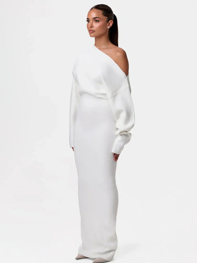 Off-Shoulder Maxi Dress