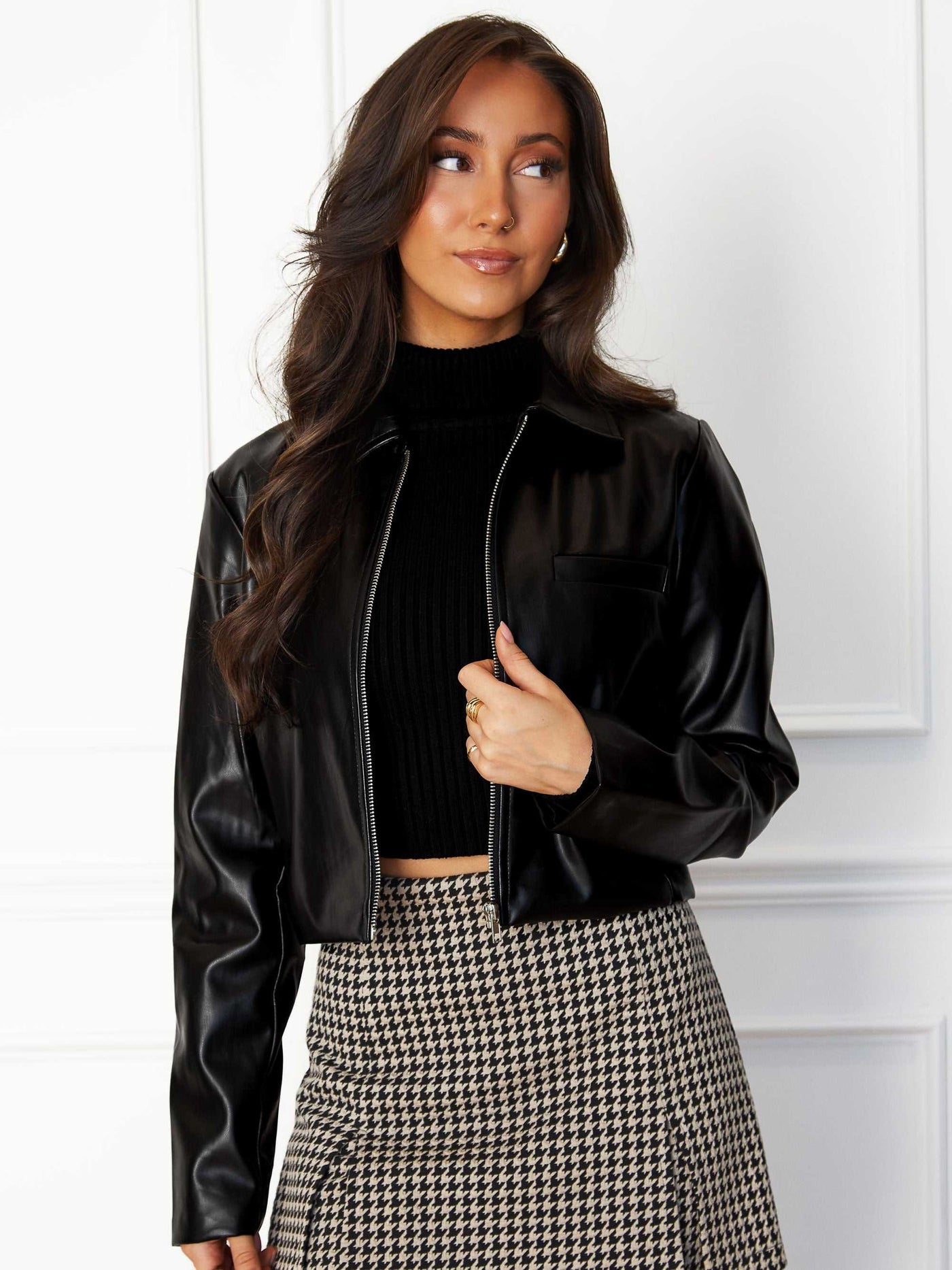 Vegan Leather Jacket