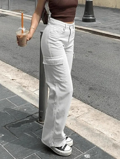 High Waist Cargo Pants
